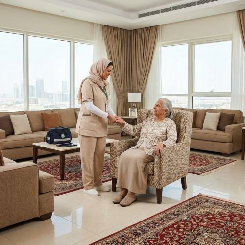 جليسة مسنين بالشهر الخبر العليا