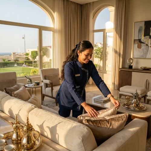 عاملات منازل بالشهر الجبيل